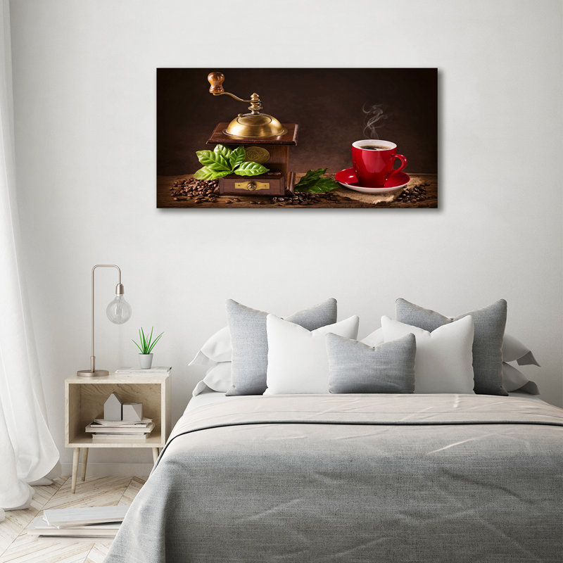 Coffee And Grinder - Wrapped Canvas Print, Canvas, 70cm H x 140cm W