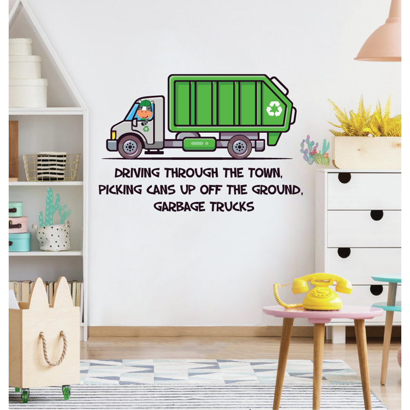 Text & Numbers Wall Decal, 15" H x 20" W