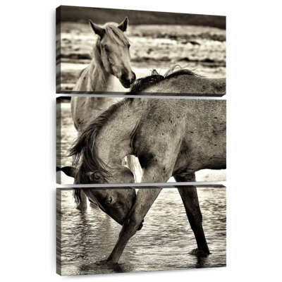 Brampt Summer Beach Horses I