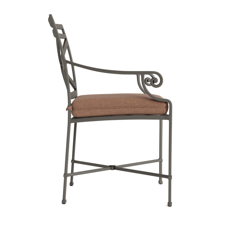 Venetian Outdoor Lounge Chair, Fusion Clay, Mica