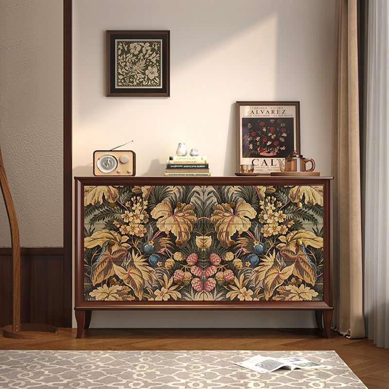 Armoire de rangement de salon rétro