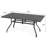 Staghorn 6-Person Metal Patio Dining Set, Rectangular Table with Umbrella Hole & PVC-coated polyester Fabric Chairs