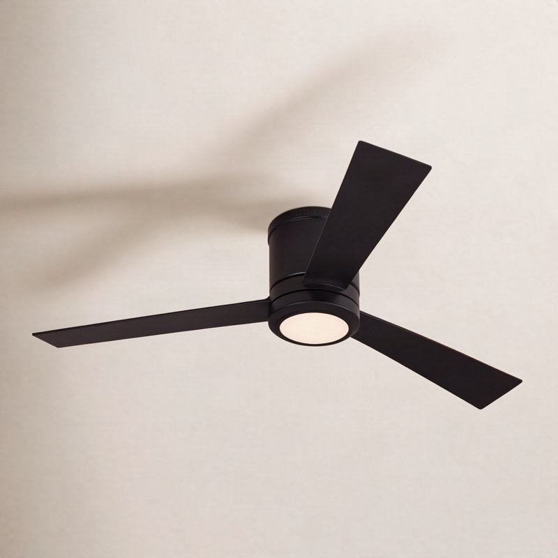 Ventilateur de plafond à DEL Rodrick, 52 pouces, Midnight Black