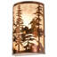 Tall Pines Steel Flush Mounted Sconce-98202154