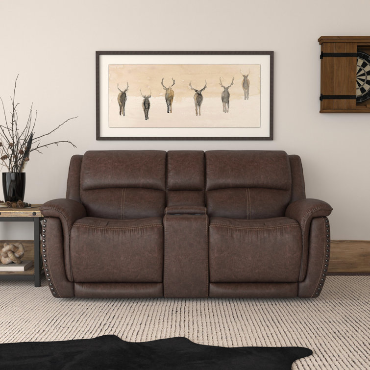 Bryce Power Reclining Loveseat with Console and Power Headrest