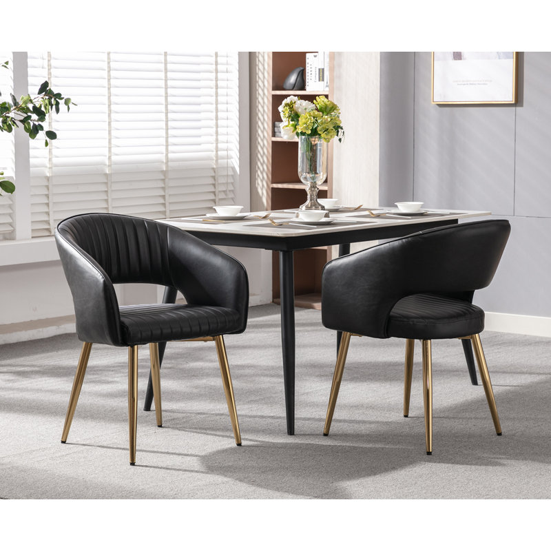 Chaise d'appoint Raiha, Noir