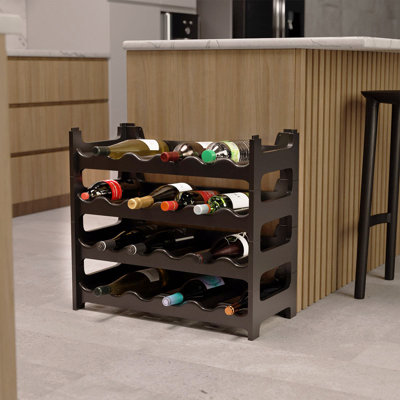 Monaco 24 Bottle Floor Wine Bottle Rack