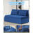 Armless Convertible Sofa Bed with Reversible Chaise & Linen Fabric-269703290