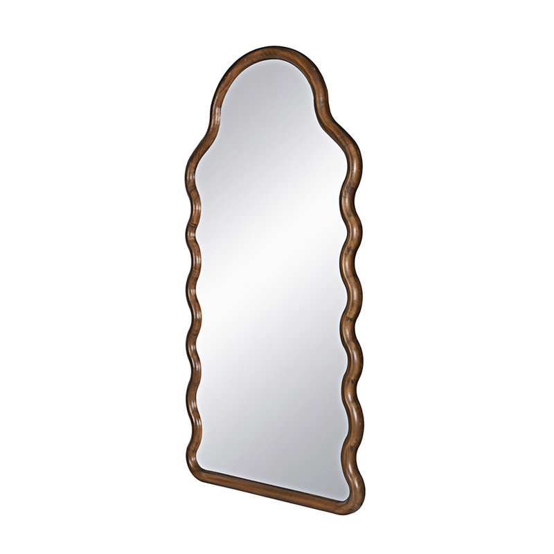 Wood Mirror With Unique Frame