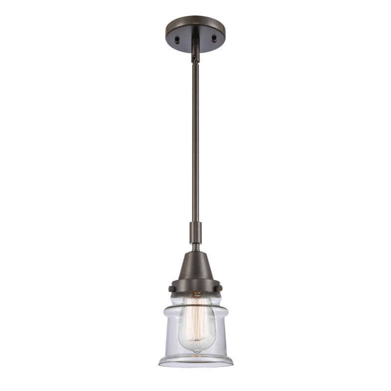 Cailen 1 - Light Single Pendant, LED, Clear, Oil Rubbed Bronze