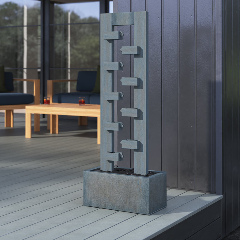 Metal Fountain, Gray