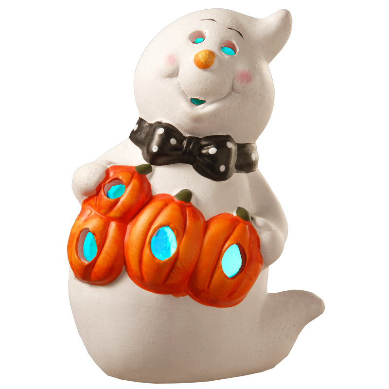 Halloween Lighted Ghost Decorative Accent