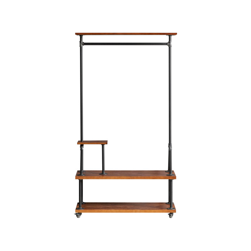 39.4'' Rolling Clothes Rack
