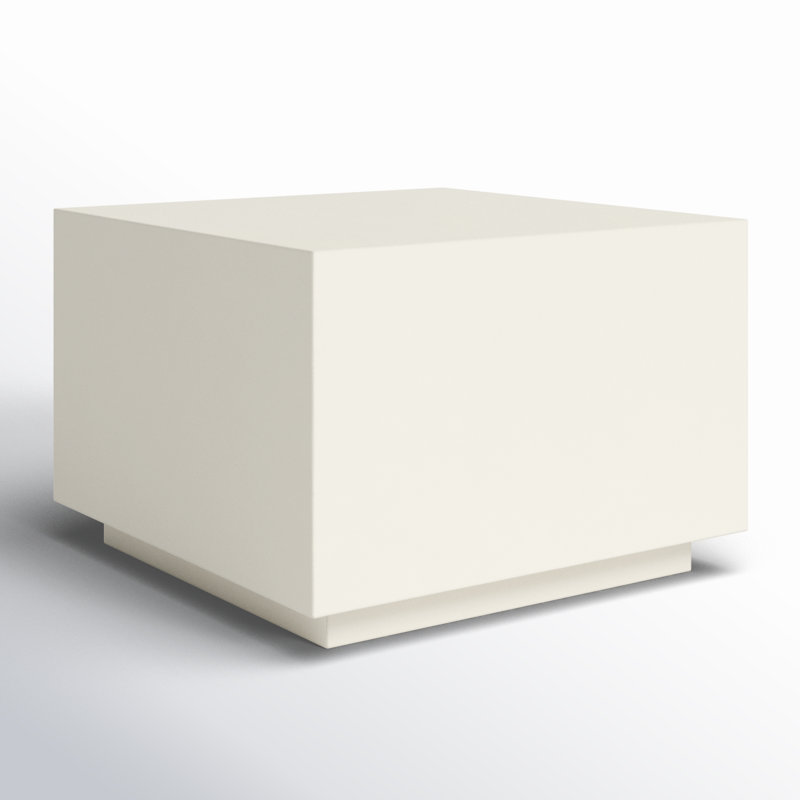 Parish Concrete Cube-White Concrete