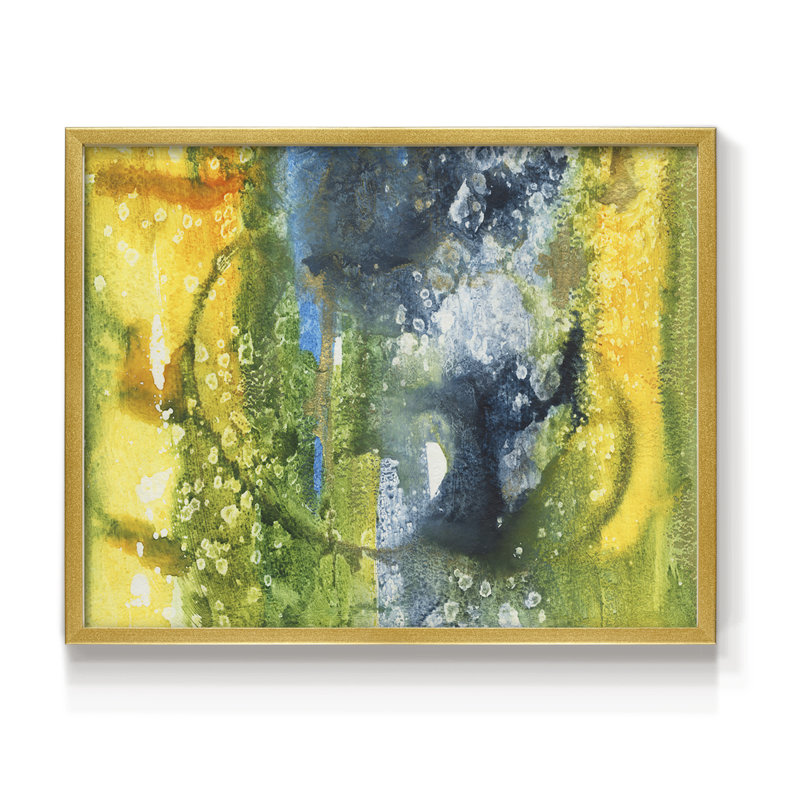 Aquatic Energy III -Framed Print - Restickable, 22" H x 28" W