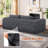 Boneless 3 Seater Couch for Living Room,83" Sofa in a Box,Cloud Sofa Bed with Tufted Cushion & Backrest, Corduroy Boneless Couch Upholstered Floor Sofa with Storage Pockets,No Assembly Required-743872378