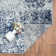 Tapis bleu / gris Seibold