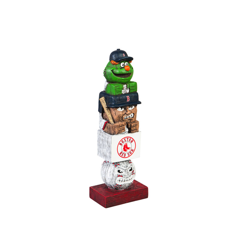 Statue de jardin MLB, Red Sox de Boston, H 12 po x l 4,41 po x P 3,15 po