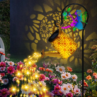 Solar Watering Can With Lights