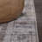 Alanya Ornate Medallion Machine-Washable Brown/Light Gray Rug-1048308462