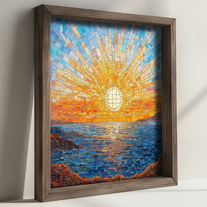 Peinture décorative en panneau de fibres à densité moyenne, H 13,39 po x l 13,39 po