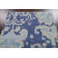 Tapis bleu noué à la main de conception unique 5 pi x 7 pi 10 po New Age