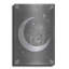 Art mural en métal, "Hall Hall Moon Collection B" par Grace Popp-1853263560