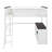 Queen Size Loft Bed With Desk,Open Shelf And USB Charging Station