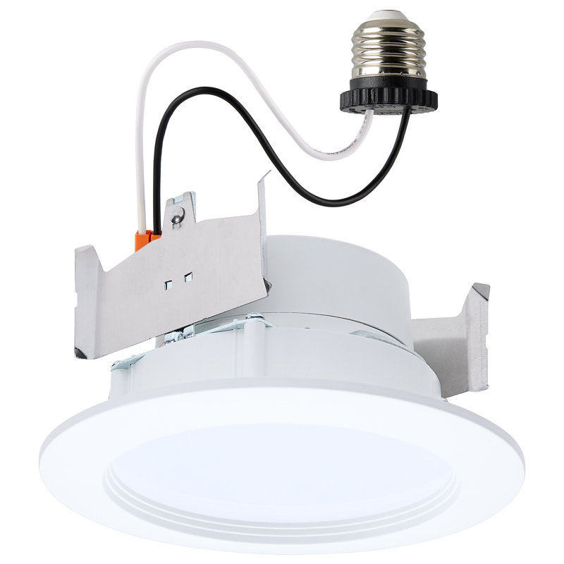 4'' Selectable Color Temperature Dimmable Air-Tight IC Rated LED Retrofit Recessed Lighting Kit