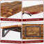 Table pliante murale avec supports robustes