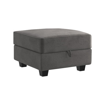 Ebern Designs Square Ottoman Module For Modular Sofa Blue