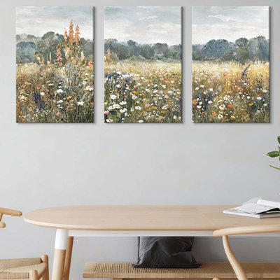 3 Piece Wrapped Canvas Print