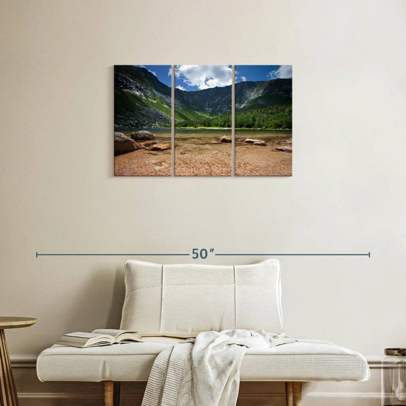 Tranquil Katahdin Mountain, 20" H x 33" W