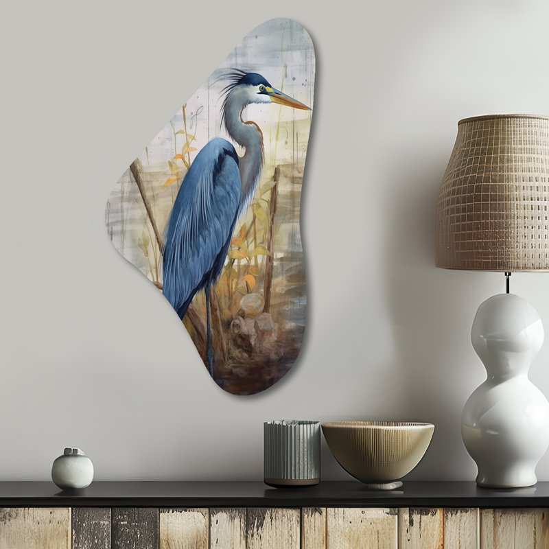 Art mural en forme de métal asymétrique Illianna, H 31 po x l 17 po