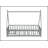 Twin Tent-Shaped Floor Bed,Teepee Bed With Guardrails,Slats And Door,Grey-1851715963