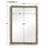  Soto Antique Brass Mirror