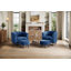 Torrence 31.7'' Upholstered Barrel Chair with Ottoman-961691184-961691187