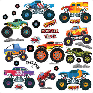 Monster Truck Wall Sticker