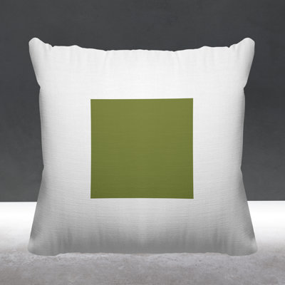 Ridge Geometric Outdoor Reversible Throw Pillow