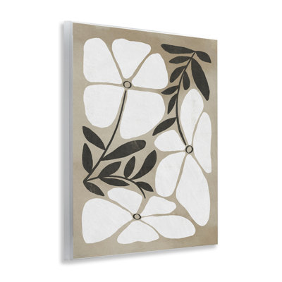 Boho Flowers Trio, plaque murale par Victoria Barnes