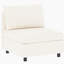 Canapé modulaire modulaire, coussin de dossier relaxable, chenille beige, 4, P 98,72 po x l 64,61 po H 32,74 po, poids de 183,77 lb avec option de rangement, confortable, profondeur, largeur, hauteur,-1666840159