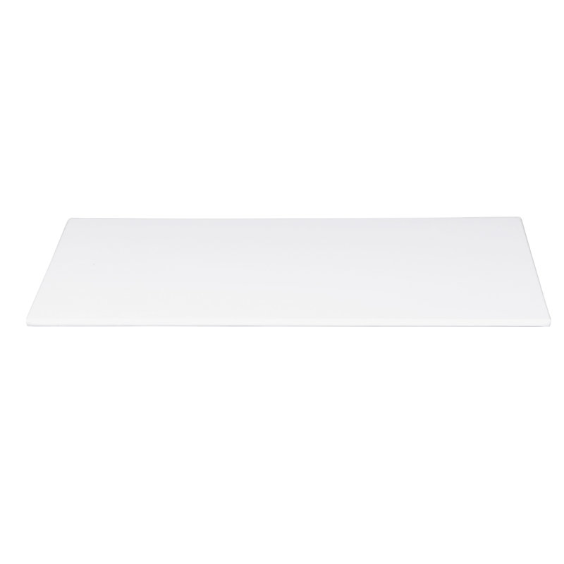 Planche à fromage en mélamine et plateau, Blanc