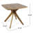 Callimont French Bistro Aluminum & Acacia Wood Patio Dining Set With Woven Rattan Chairs And Square Slatted Table