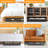 Under Bed Storage With Wheels 2Pack Storage Containers With Clear Window&Label Under Bed Drawers Rolling Under Bed Storage For Clothes,Shoes, Blankets