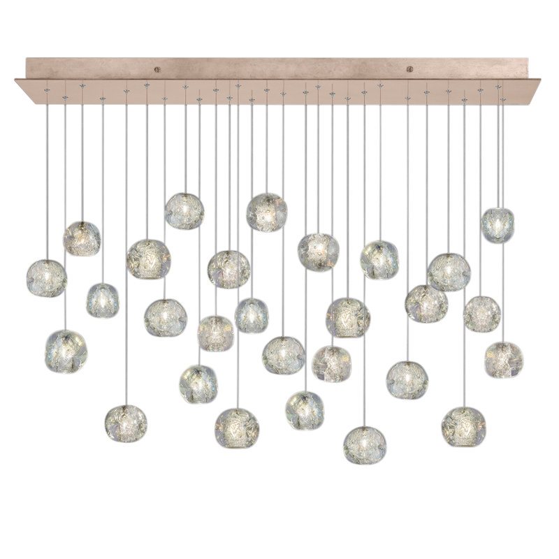 Luminaire suspendu naturel 54 po Natural Inspirations, Doré