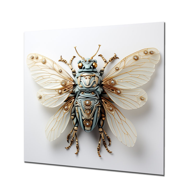 Captivating Moths Insect I - Art mural insectes et insectes, H 16 po x l 16 po