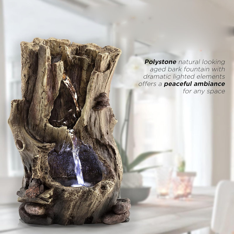Rainforest Tree Trunk Fountain