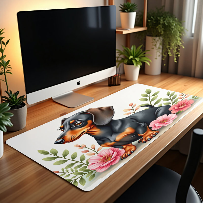 Polyester Desk Pad, 31.5x15.5