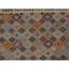 Tapis unique gris / rose / bleu 8 pi 1 po x 11 pi 6 po Witsman
