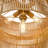 5-light Hand-Woven Rattan Drum Chandelier